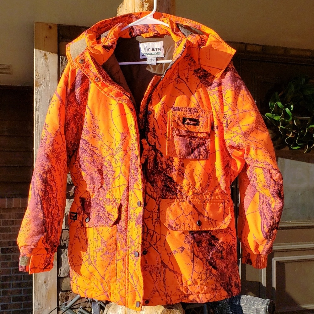 Mount'n Prairie | Blaze Orange Camo Parka